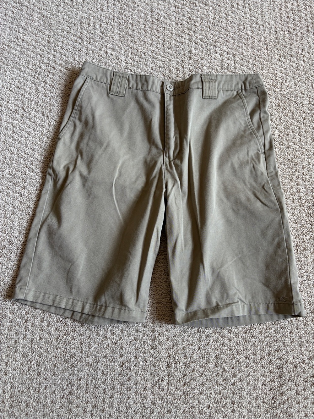 O'Neill Men's Olive Khaki Flat Front Shorts